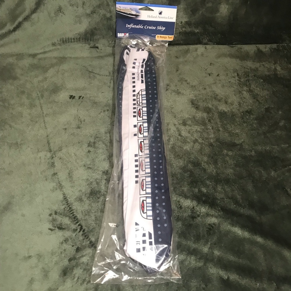 Holland America Cruiseline 18" inflatable cruise ship hangs By Daron